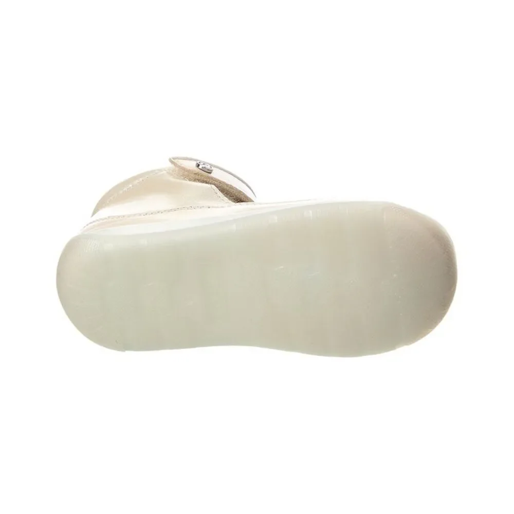 Naturino Falcotto Fersie Leather Sandal, Beige